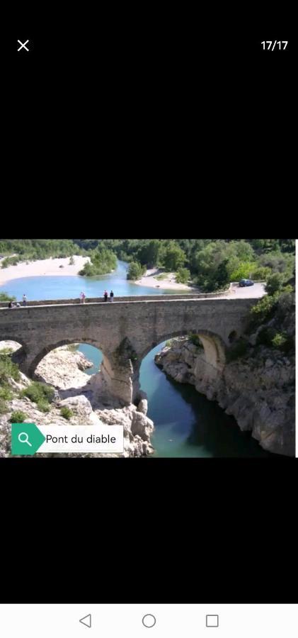 Appartement Paisible Entre Terre Et Mer Cabrieres  Kültér fotó